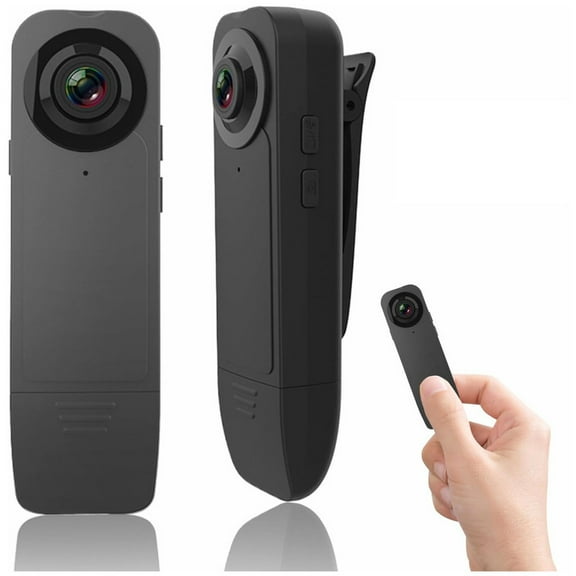 Camcorder Video Camera, Body Camera with Audio Clip-on Video Recorder, Wide Angle Portable Night Vision Motion Detection for Hiking Riding Running Travel for Security,Work Records,Guard