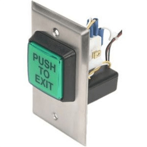 Camden Door Controls Express CM30EE illuminated Exit switch Push Button