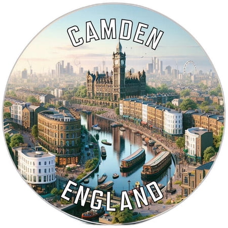 Camden England Mementos Souvenir Vinyl Decal Sticker (2-Inch)