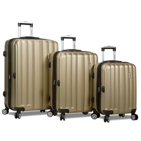 Camden Hardside 3-piece Expandable Spinner Luggage Set - Champagne