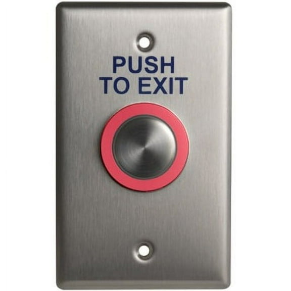 Camden Illuminated Piezoelectric Push/Exit Switch