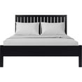 thumbnail image 1 of Camden Isle Graham Platform Bed | Slatted Headboard | King, Black, 1 of 10