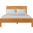 thumbnail image 1 of Camden Isle Graham Platform Bed | Slatted Headboard | Queen, Cherry, 1 of 11