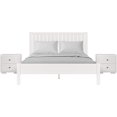 thumbnail image 1 of Camden Isle Graham Platform Bedroom Set | Slatted Headboard | Queen, White, 1 of 11