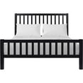 thumbnail image 1 of Camden Isle Hampton Platform Bed | Slatted Headboard | King, Black, 1 of 10