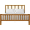 thumbnail image 1 of Camden Isle Hampton Platform Bed | Slatted Headboard | King, Oak, 1 of 11
