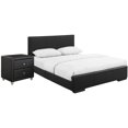 thumbnail image 1 of Camden isle Hindes 2-Piece Black Full Bedroom Set, 1 of 3