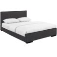 thumbnail image 1 of Camden Isle Home Modern Hindes Gray Full Platform Bed, 1 of 3