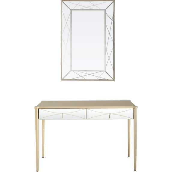 Camden Isle Insley Wall Mirror and Console Table