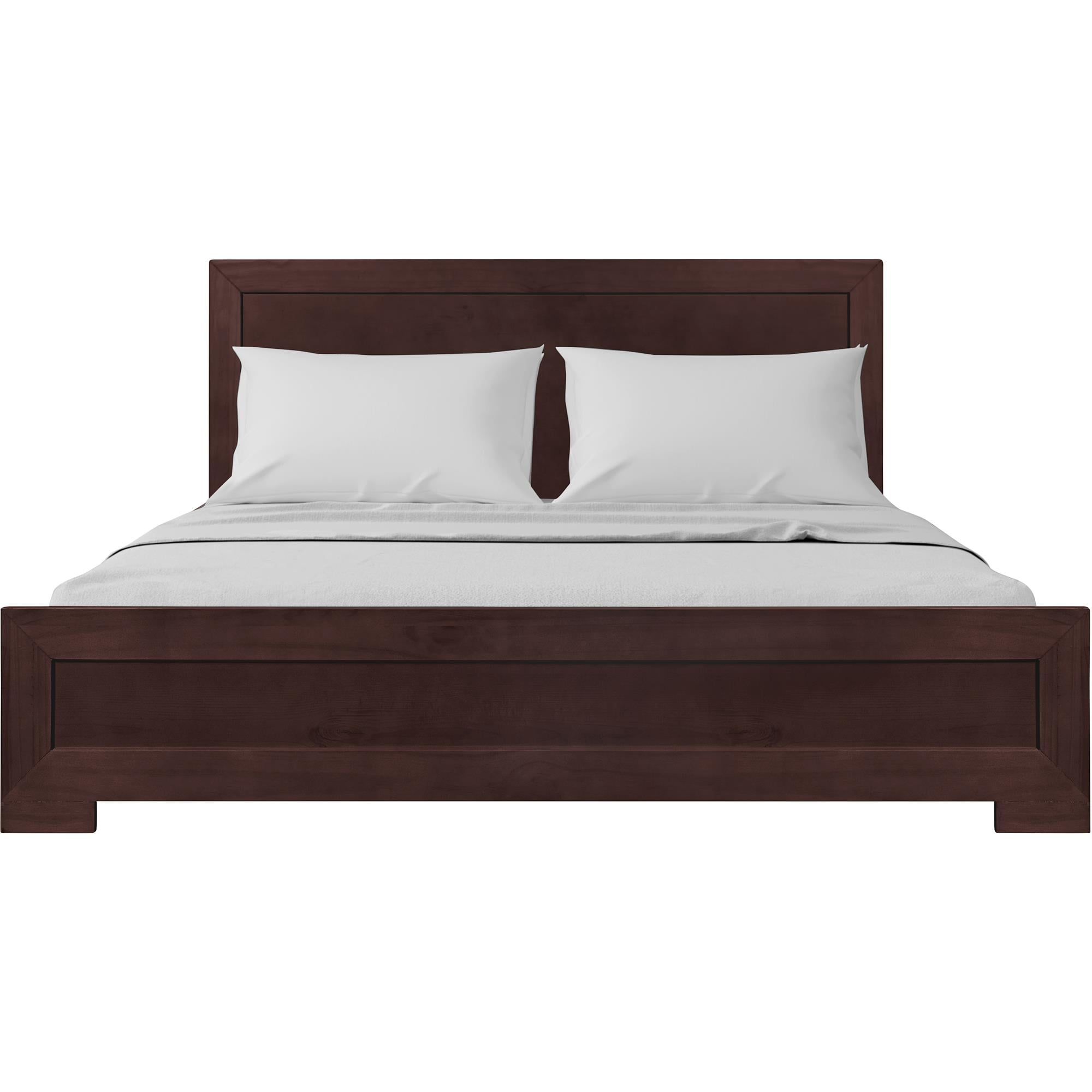 Wood Dark Brown Oxford Bed, For Home & Hotel, Size: Queen & King Size