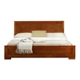thumbnail image 1 of Camden Isle Trent Platform Bed | Paneled Headboard and Footboard | Twin, Cherry, 1 of 3