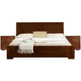 thumbnail image 1 of Camden Isle Trent Platform Bedroom Set | Paneled Headboard and Footboard | Queen, Walnut + 2 Nightstands, 1 of 11