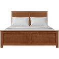 thumbnail image 1 of Camden Isle Winston Platform Bed | Paneled Headboard | Queen, Walnut, 1 of 11