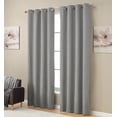 thumbnail image 1 of Camden Jacquard 100% Blackout Grommet Curtain Panels, 1 of 38