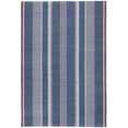 thumbnail image 1 of Dash & Albert Camden Stripe Handwoven Cotton Rug, 9' x 12', Denim, 1 of 5