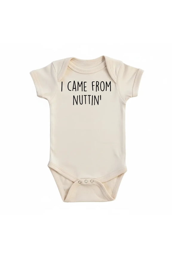 Came Nuttin Newborn Baby Bodysuit