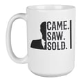 thumbnail image 1 of Came. Saw. Sold. Coffee & Tea Mug for Realtor & Real Estate Agent (15oz), 1 of 3