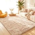 thumbnail image 1 of Pentantan Shag Area Rugs, 8ft x 10ft Soft Fluffy Indoor Carpet for Living Room Bedroom Decor, Camel, 1 of 8