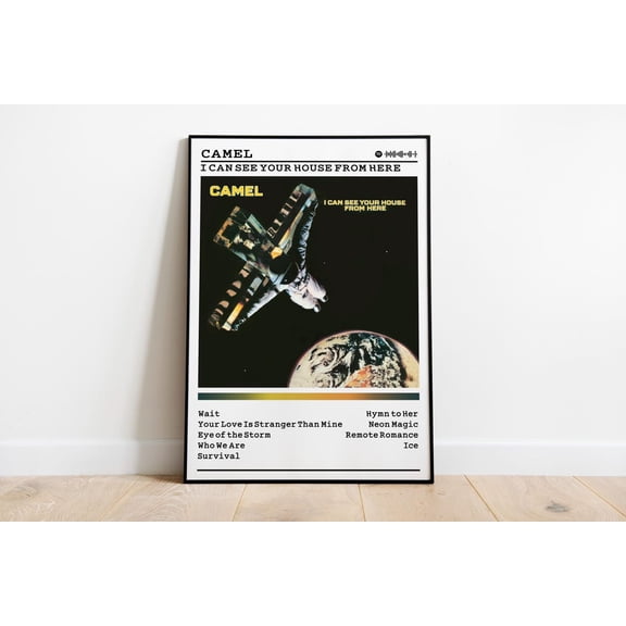 Camel Album : I Can See Your House From Here - Rock Music Wall Art #525, Unframed Poster Size 24x36