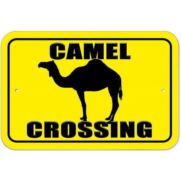 Camel Crossing Sign