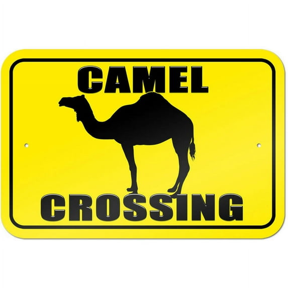 Camel Crossing Sign