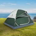 thumbnail image 1 of Camel Crown 3-4 Person Dome Tent Waterproof Camping Tents Outdoor Travel Backpacking Tent,Green Gray, 1 of 8