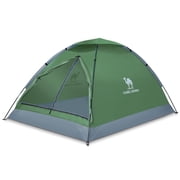 Camel Crown Camping Tent Waterproof 2 Person Tent for Camping Outdoor Dome Tent with Windproof Emergency Tent Easy up Tents Lightweight Tent Green