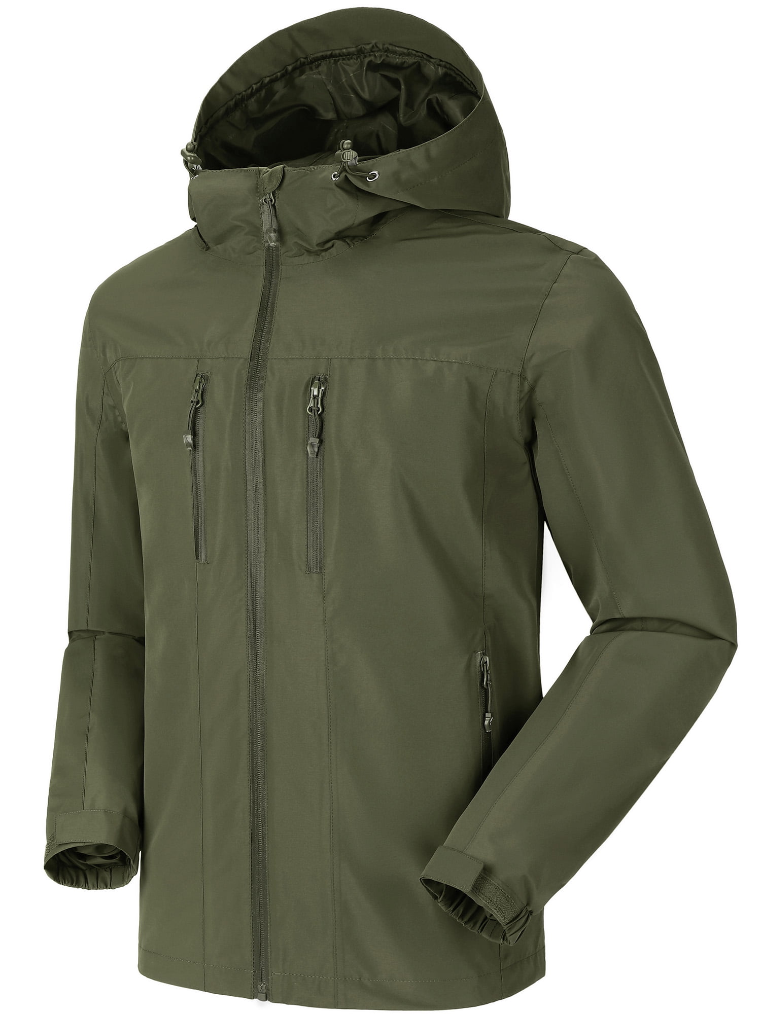 Winter Wind Breaker Jacket Men - Faux Fur & Waterproof