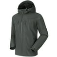 Camel Crown Packable Men's Rain Jacket Waterproof Shell Jacket
