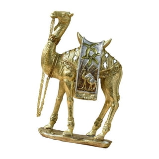 Brass Animal Figurines,Vintage Brass Desert Camel Small Statue Desktop  Decoration Ornament Animal Figurines Living Room Decor Crafts : :  Home