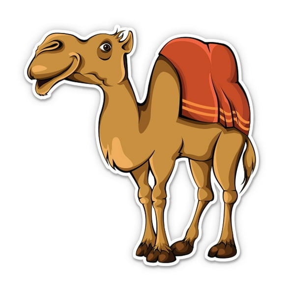 Camel Funny - 7" Vinyl Sticker - For Car Laptop I-Pad - Waterproof Decal