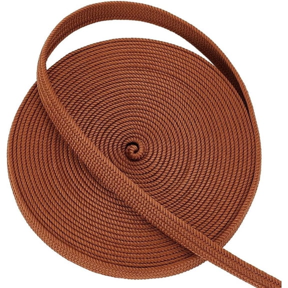 Camel Ito Sageo Wrapping Cord - Imitation Leather Handle Tsukamaki Sageo Wrapping Cord for Handle Rope