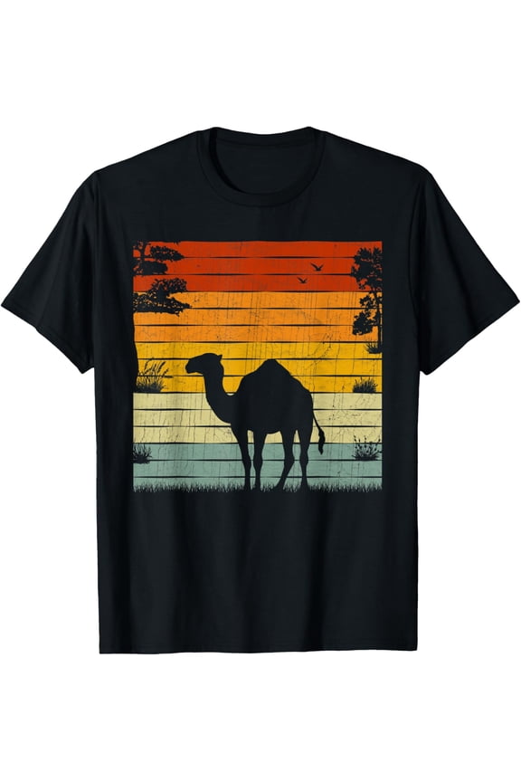 Camel Lover Men Women Retro Style Vintage Camel T-Shirt men and women can wear, black, white, gifts