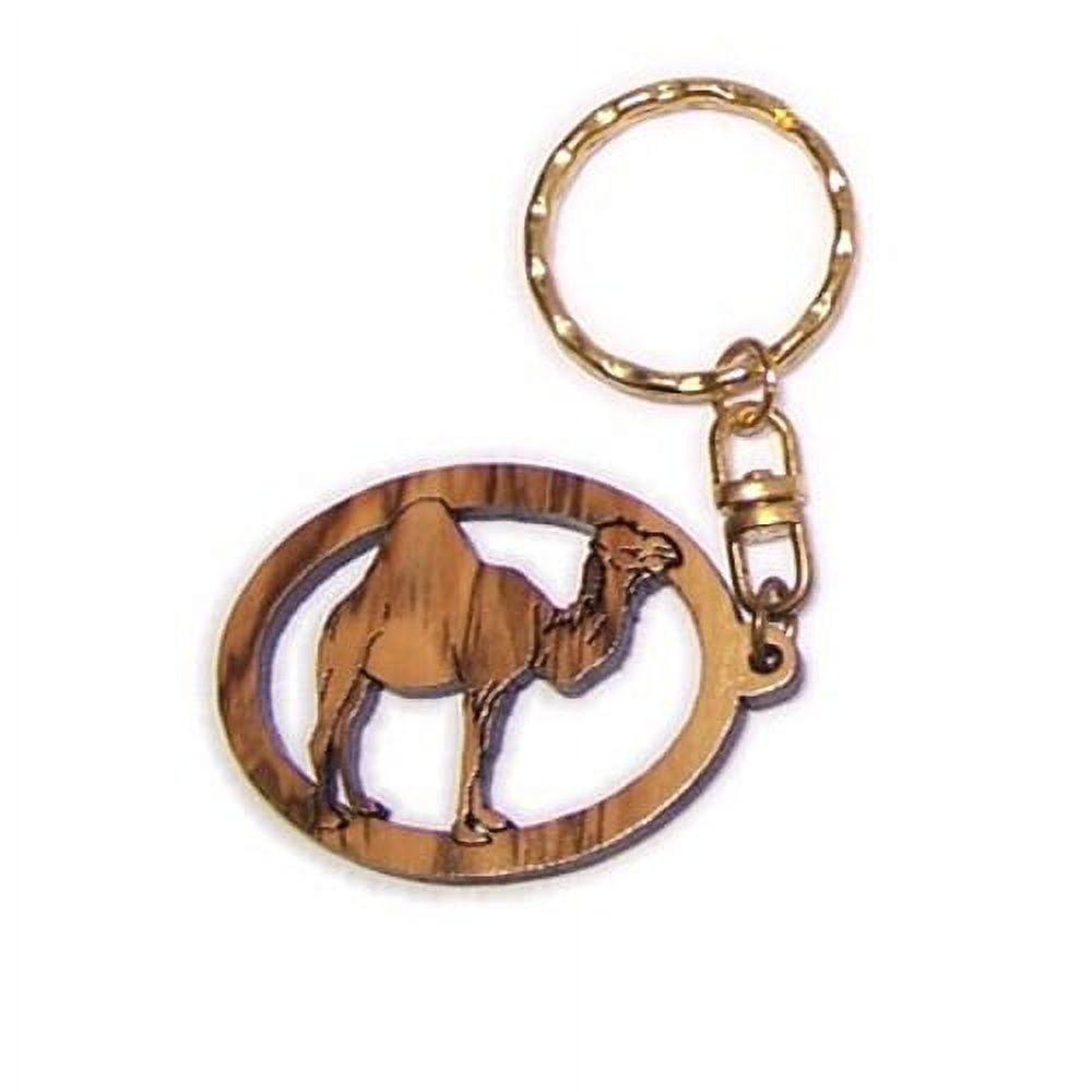 Camel Olive wood Keys Chain (3.8cm cm or 1.5