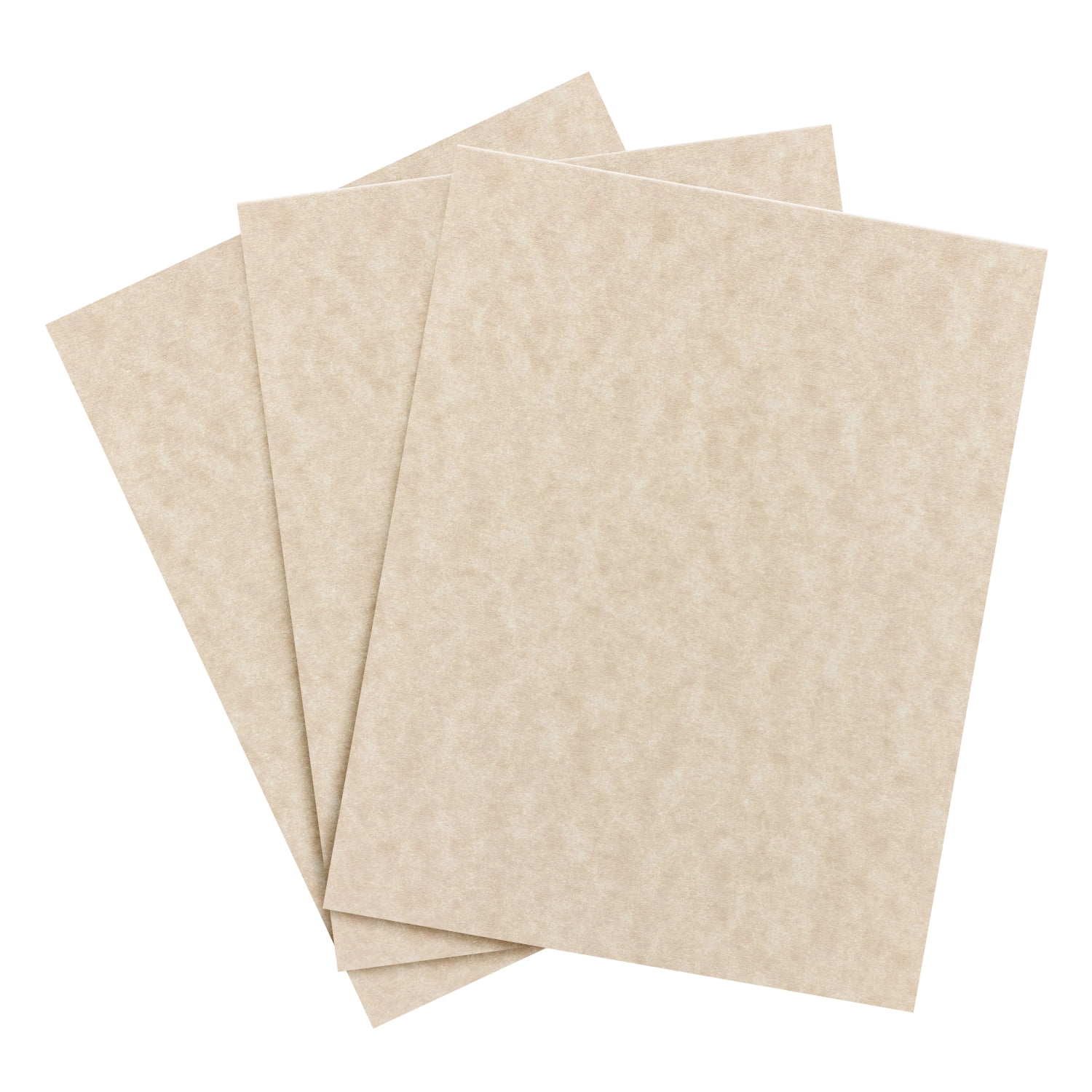 Camel Parchment Paper – Great for Certificates, Menus and Wedding Invitations | 24lb Bond / 60lb Text / 90GSM | 8.5" x 11" (Letter Size) Paper for Writing, Copy, Printing | 100 Sheets per Pack