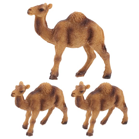 Camel Sculpture Animal Miniature Figures Chinese Toy Good Collectible Wealth Figurine Statue Figure Desert Table