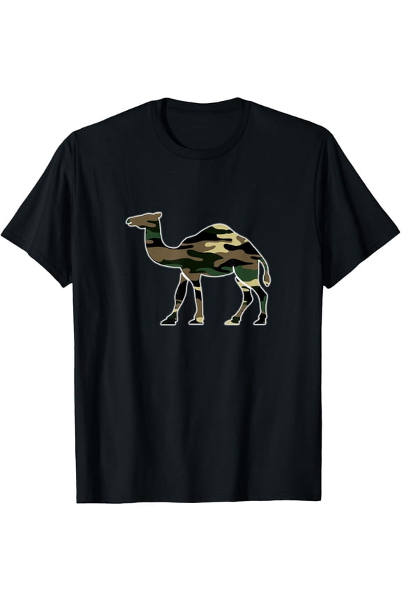 Camel Shirt. Funny Camelflage Humor Graphic Design T-Shirt