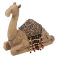 thumbnail image 1 of Camel Statue Durable Resin Flat Bottom Retro Style Exquisite Luster Camel Ornament for Home Office Decoration, 1 of 8
