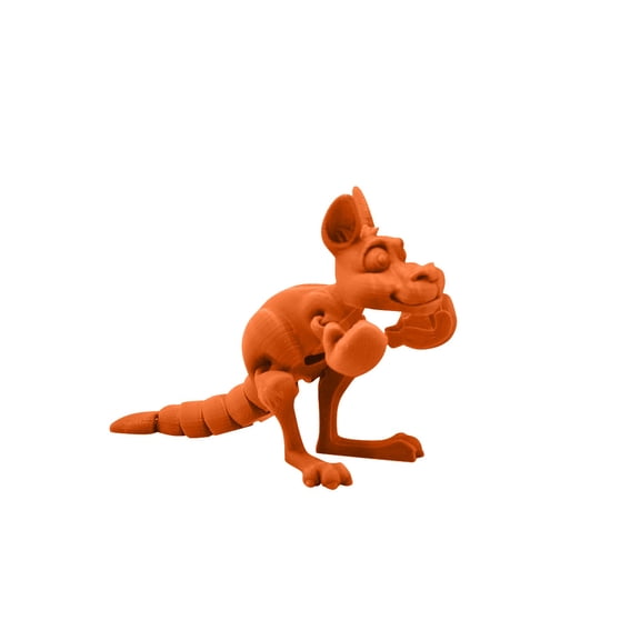 Camel Tan 3D Printed Articulated Display Model 5.9 Inch Flexible Home Decor Piece Creative Desk Ornament Sculptural Figurine