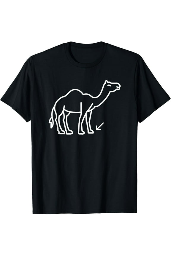 Camel Toe, Funny, Jokes, Sarcastic T-Shirt men and women can wear, black, white, gifts