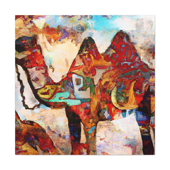 Camel in Expressionism - Canvas