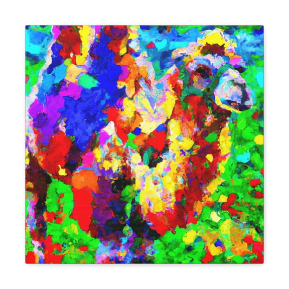 "Camel in Impressionism" - Canvas