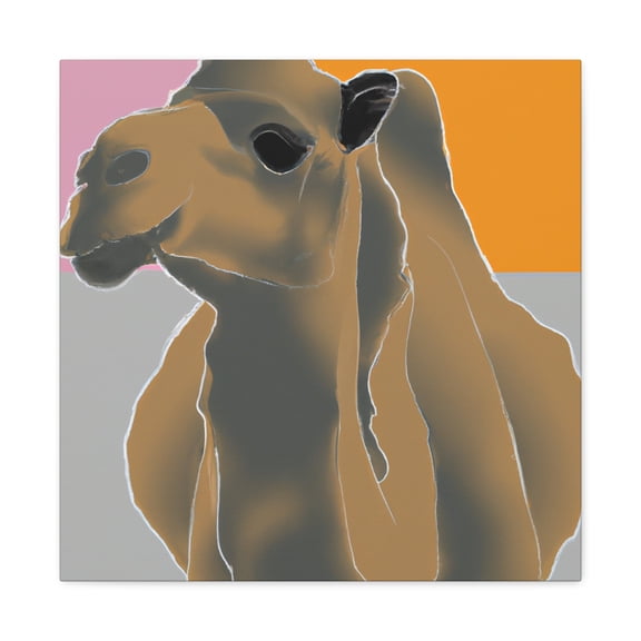 "Camel on Pop Art" - Canvas