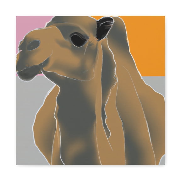 "Camel on Pop Art" - Canvas