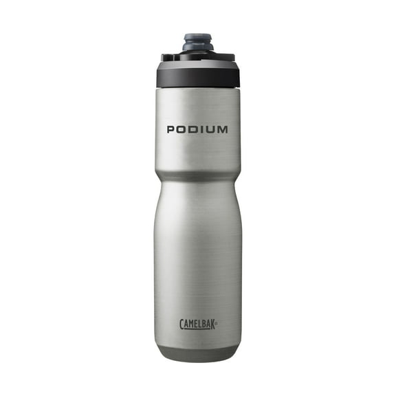 CamelBak Podium 22oz Insulated Stainless Steel Bike Water Bottle, Stainless