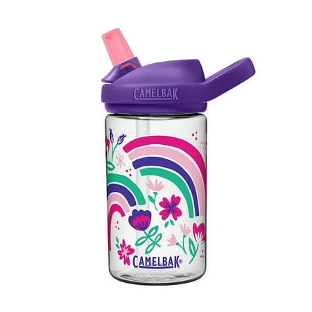 CamelBak Eddy 14oz Multicolor Tritan Kids Water Bottle with Straw Top