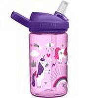 CamelBak Eddy Unicorn Kids Tritan Renew Water Bottle, 14 oz