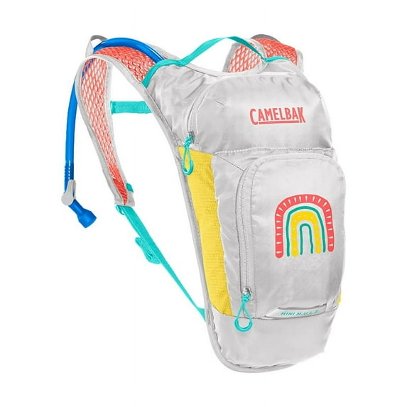 CamelBak Mini M.U.L.E.® 50 oz Hydration Pack, Grey/Rainbow