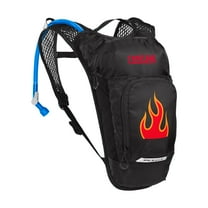 CamelBak Mini Mule Hydration Pack, Black/Flames, One Size
