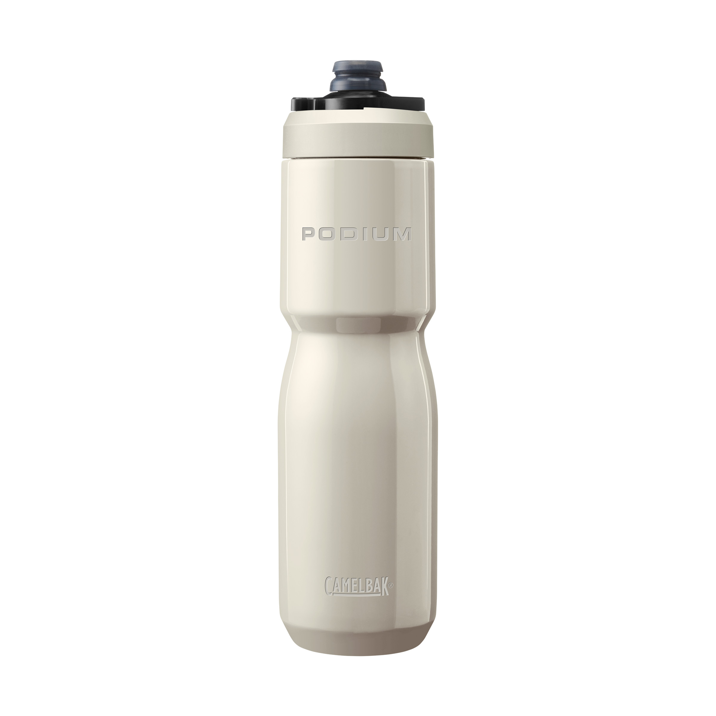 CamelBak Podium 22oz Insulated Stainless Steel Bike Water Bottle, Stone